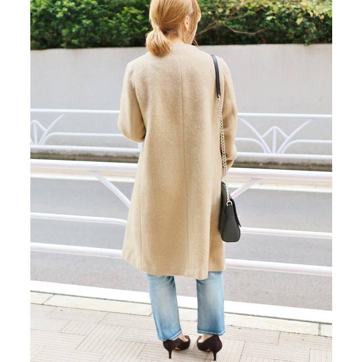 La Totalite ラ トータリテ】シャギーボトルネックコート◇[品番：BYCW0000016]｜B.C  STOCK（ベーセーストック）のレディースファッション通販｜SHOPLIST（ショップリスト）