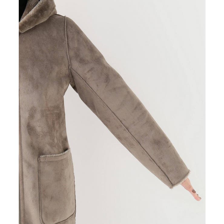 フェイクムートンリバーシブルコート[品番：BYCW0002845]｜B.C STOCK