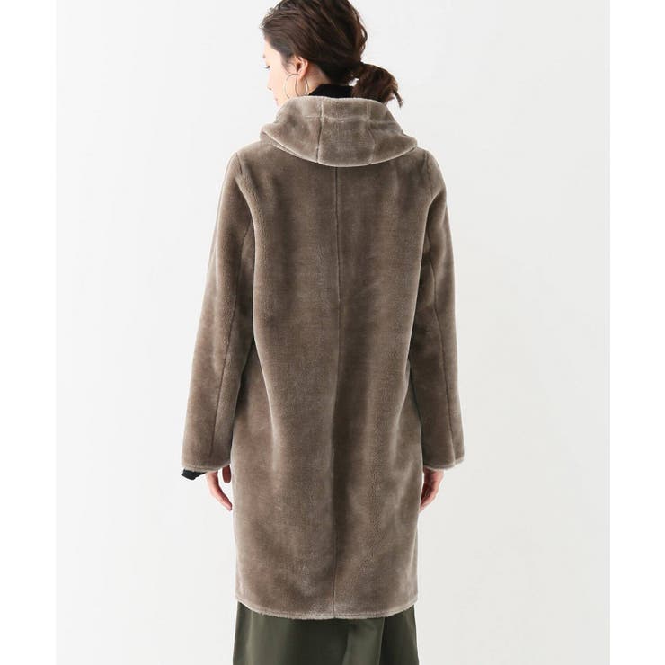 フェイクムートンリバーシブルコート[品番：BYCW0002845]｜B.C STOCK