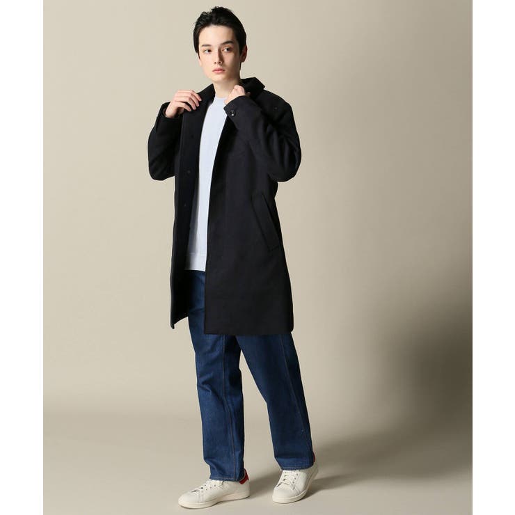 B.C STOCK ベーセーストック】 B-TRメルトンステンカラーコート[品番  