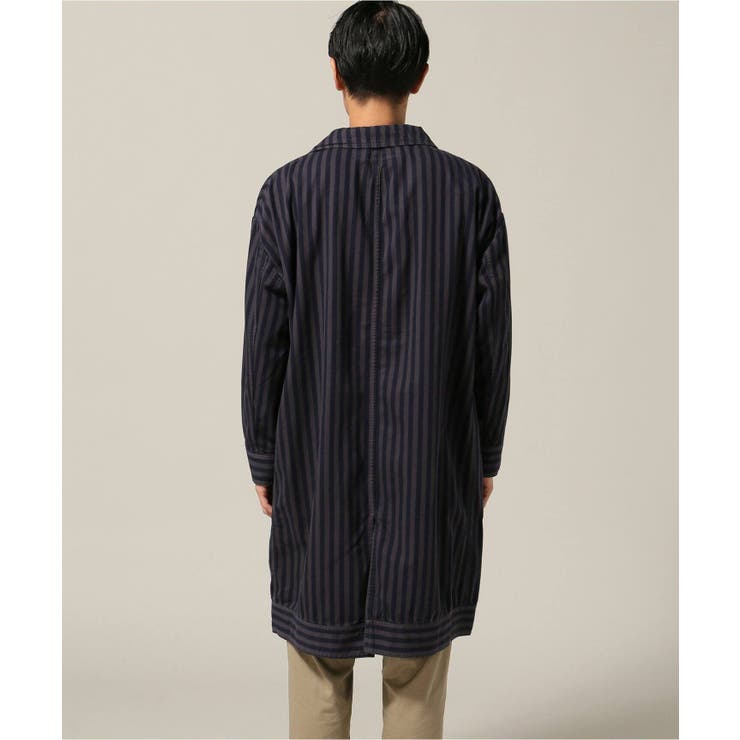【Gustav Von Aschenbach】ストライプ ショップコート Gustav Von Aschenbach】ストライプ ショップコート