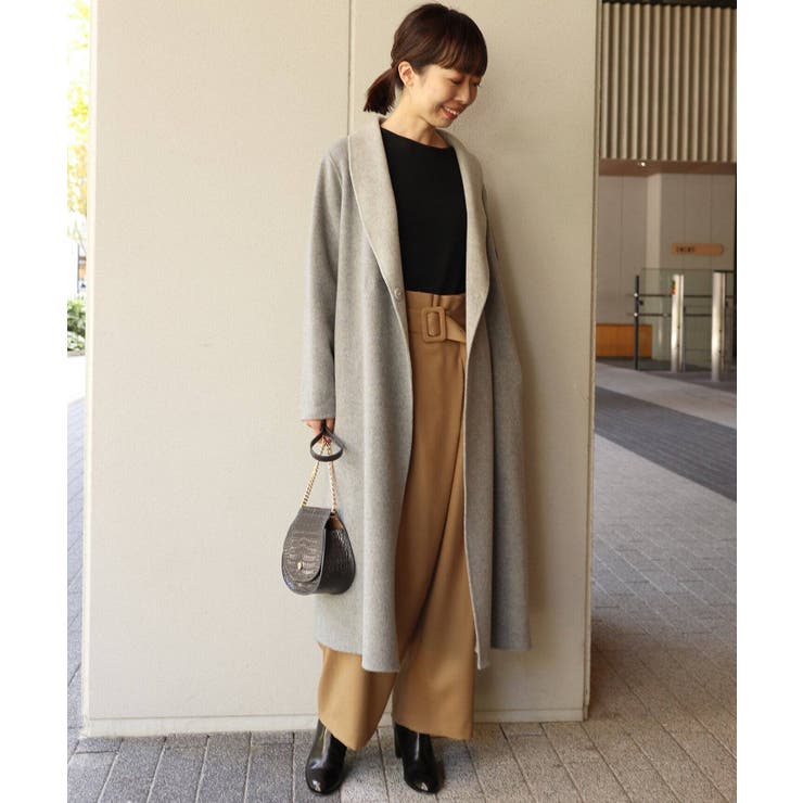 Noble（ノーブル）の「ストレッチフロントスリットパンツ