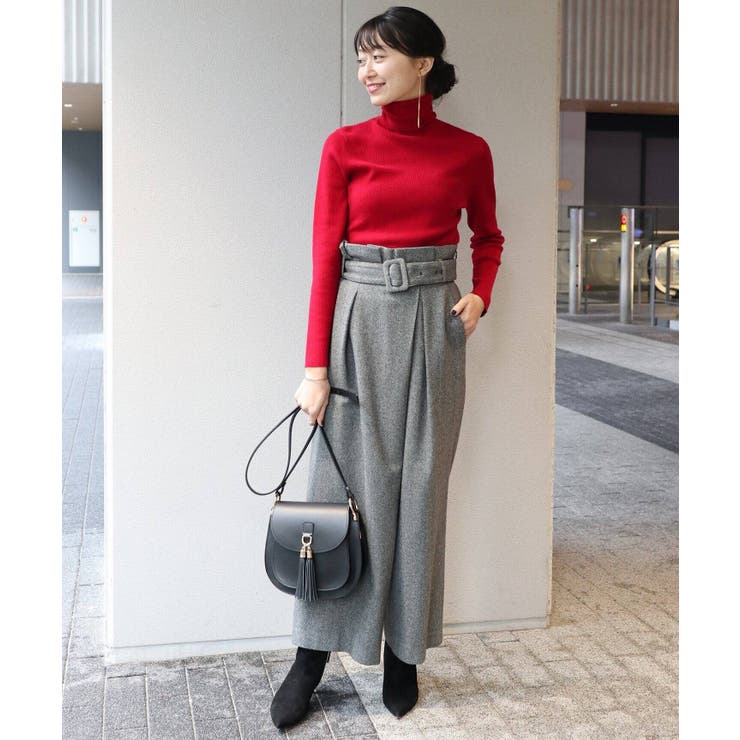 Noble（ノーブル）の「ストレッチフロントスリットパンツ