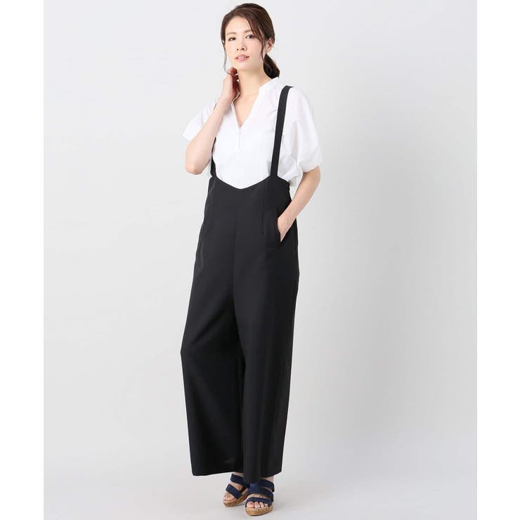 B.C STOCK ベーセーストック】バックリボンサロペット[品番