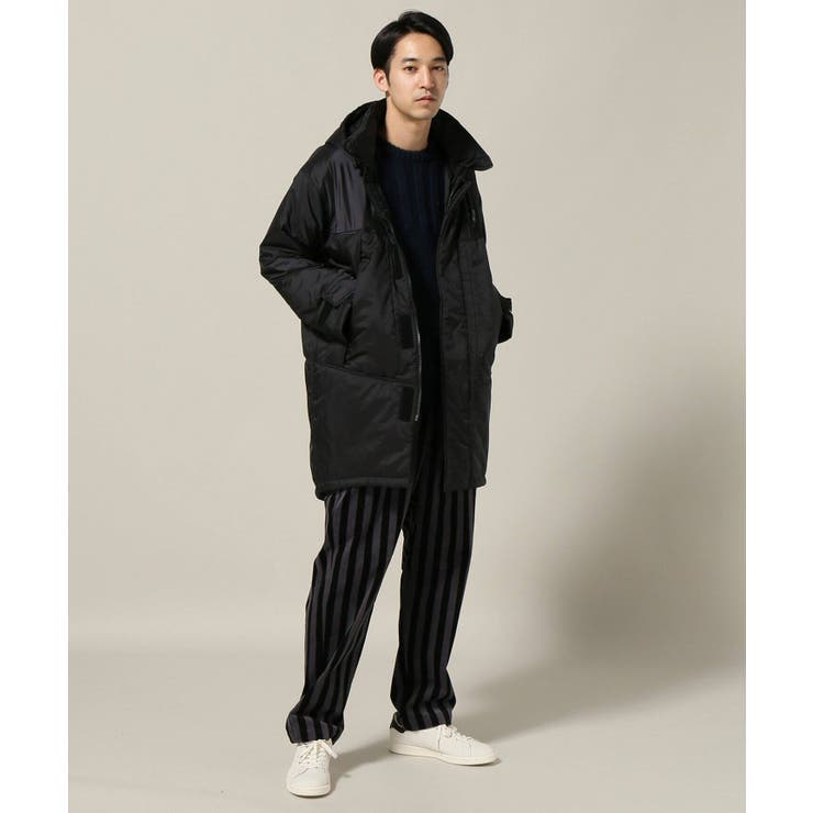 B.C STOCK ベーセーストック】 B-21Wコールストライプリブパンツ