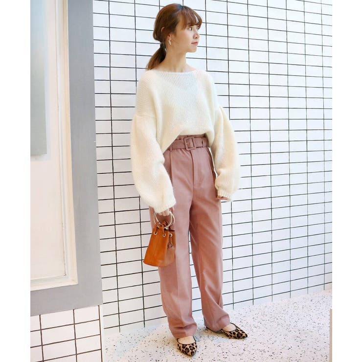 habi サテンテーパード　パンツ　 SLOBE IENA インドサテンパンツ（その他パンツ）｜SLOBE IENA