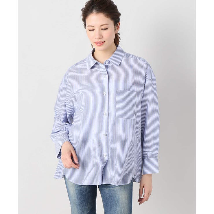 IENA＊コットンテンセルルーズシャツ IENA（イエナ）の「《予約》コットンテンセルルーズシャツ◇（）」 - WEAR