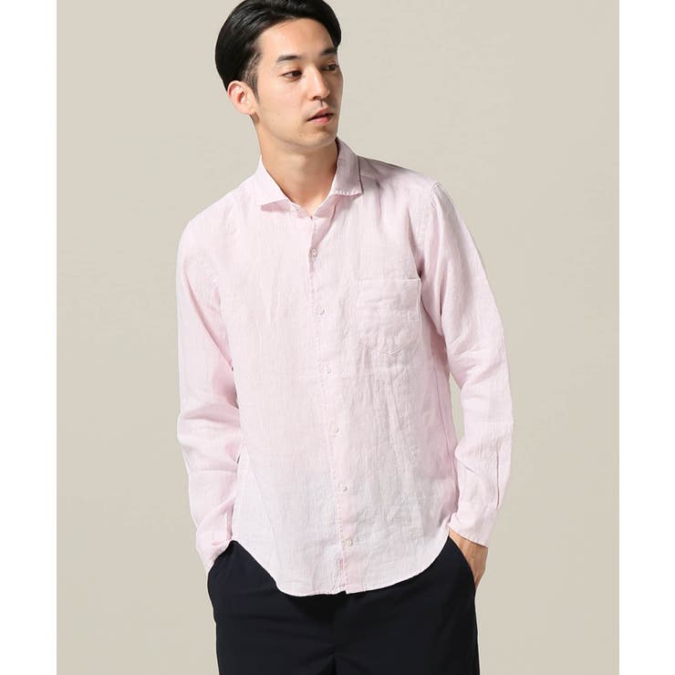 B.C STOCK＞ リネンロングスリーブシャツ[品番：BYCW0012527]｜B.C 