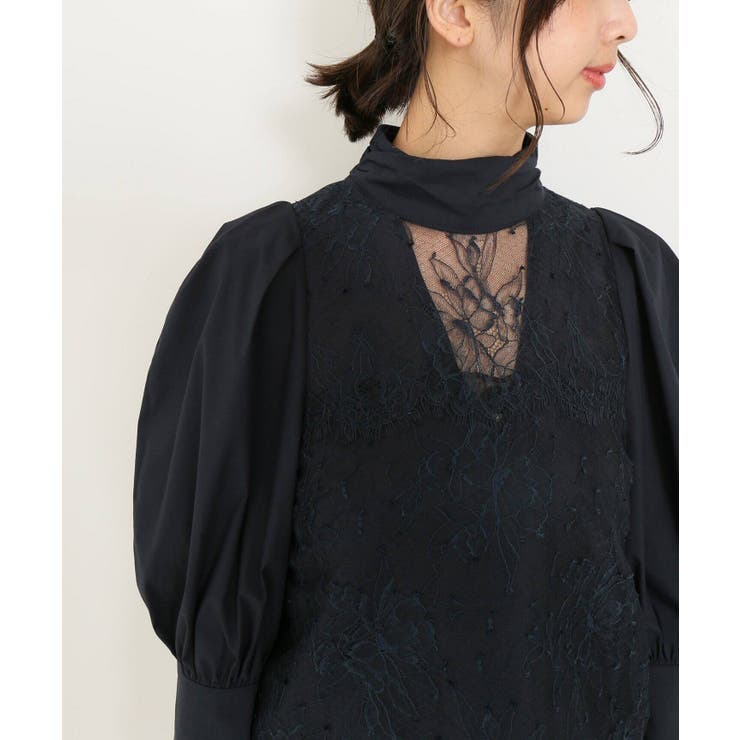 NOBLE]【STAIR】別注 レースブラウス◇[品番：BYCW0004087]｜B.C