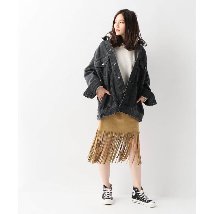 お得セット JOURNAL STANDARD】フェイクスエードフリンジスカート[品番 ジャケット・アウター