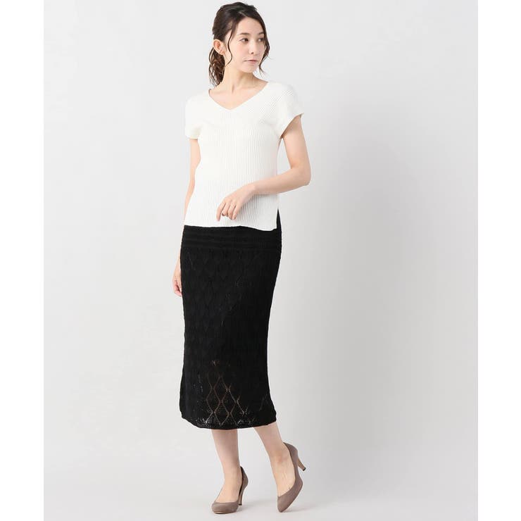 クロッシェニットペンシルスカート 品番 Bycw B C Stock ベーセーストック のレディースファッション通販 Shoplist ショップリスト