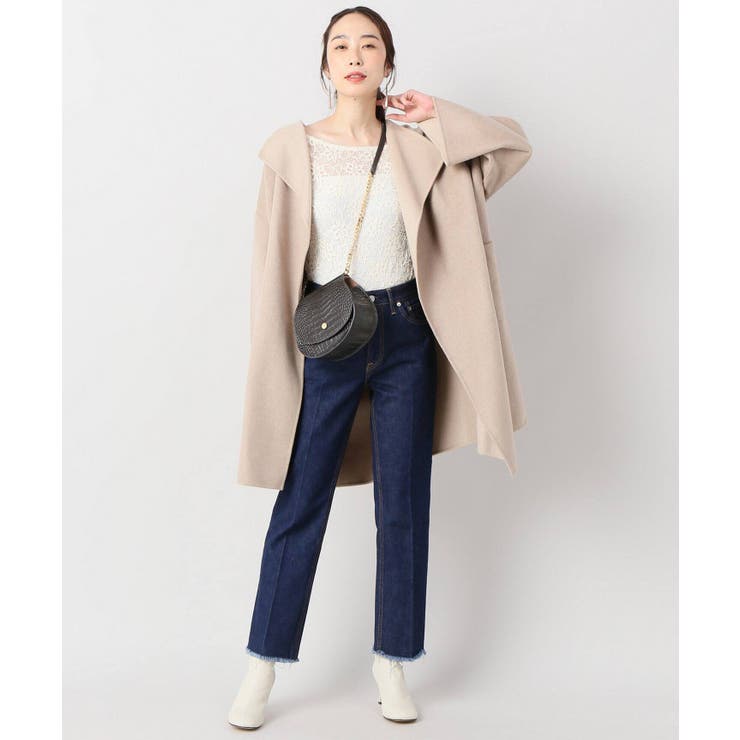 NOBLE ストレッチフラワーレースプルオーバー Noble（ノーブル）の「ストレッチフラワーレースプルオーバー（T