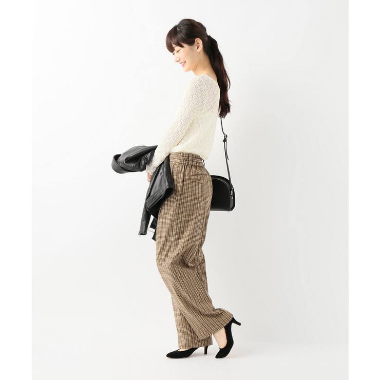 スローブイエナ　スタジャン 新品 タグ付 スローブイエナ SLOBE IENA ラメストライプギャザー