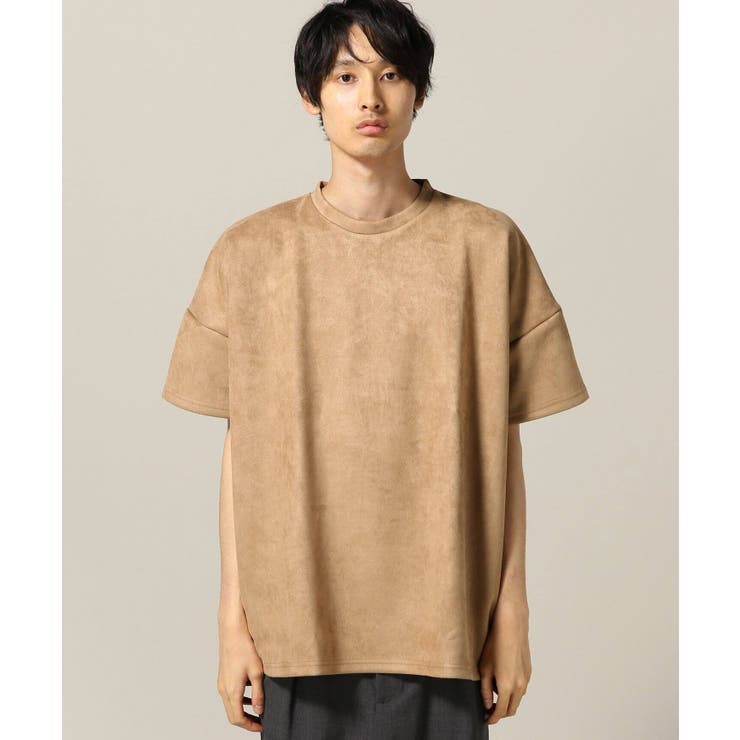 トゥモローランド　フェイクスエードシャツ　M JOINT WORKS＞ フェイクスウェード Tシャツ[品番：BYCW0011668