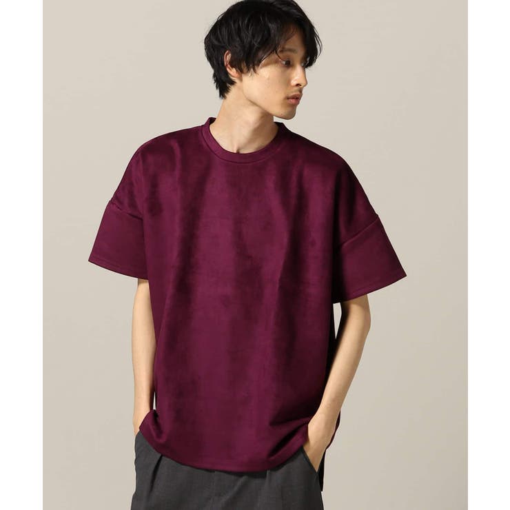 トゥモローランド　フェイクスエードシャツ　M JOINT WORKS＞ フェイクスウェード Tシャツ[品番：BYCW0011668