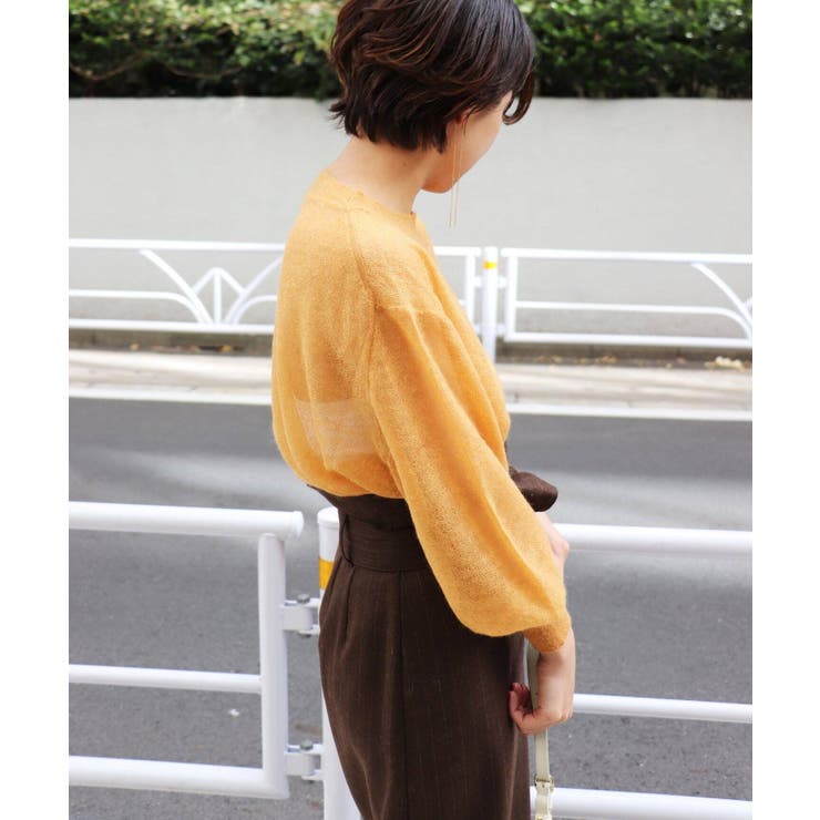 NOBLE ノーブル】モヘヤシアーニットプルオーバー◇[品番：BYCW0000287