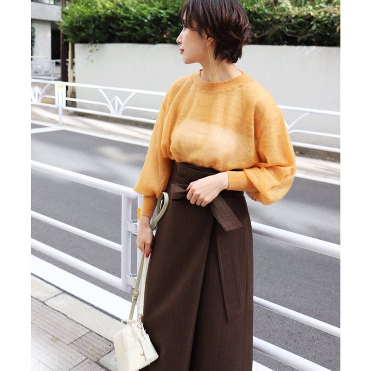 NOBLE ノーブル】モヘヤシアーニットプルオーバー◇[品番：BYCW0000287