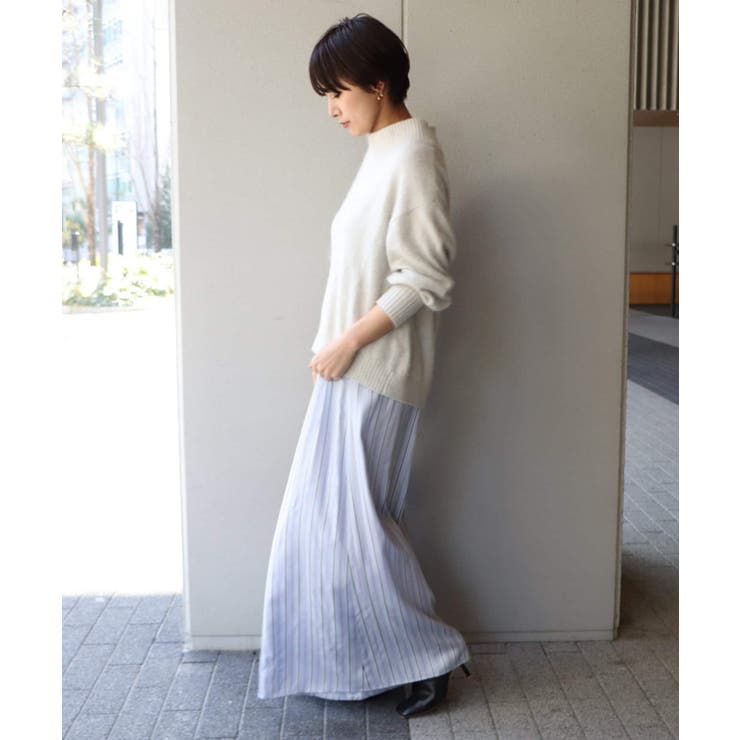 NOBLE ノーブル】アンゴラシャギータートルネックプルオーバー◇[品番：BYCW0001044]｜B.C  STOCK（ベーセーストック）のレディースファッション通販｜SHOPLIST（ショップリスト）