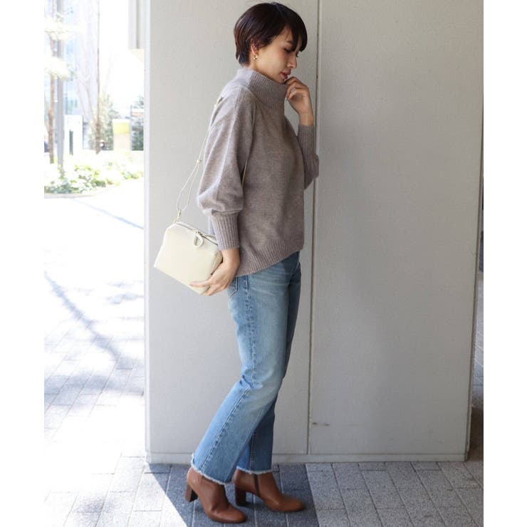 【NOBLE ノーブル】アンゴラシャギータートルネックプルオーバー◆[品番：BYCW0001044]｜B.C  STOCK（ベーセーストック）のレディースファッション通販｜SHOPLIST（ショップリスト）
