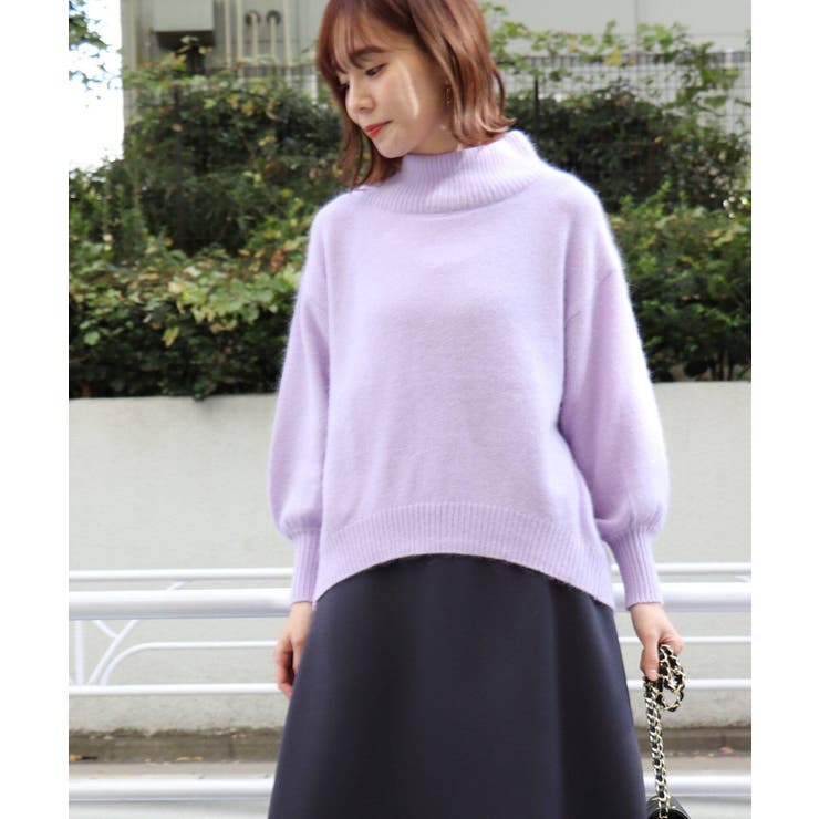 Noble - Noble アンゴラシャギー　カタアゼVネックプルオーバー　ニット Noble アンゴラシャギー カタアゼVネックプルオーバー - メルカリ