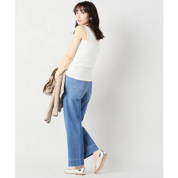 babaco mesh body fitted タンクトップ[品番：BYCW0006965]｜B.C