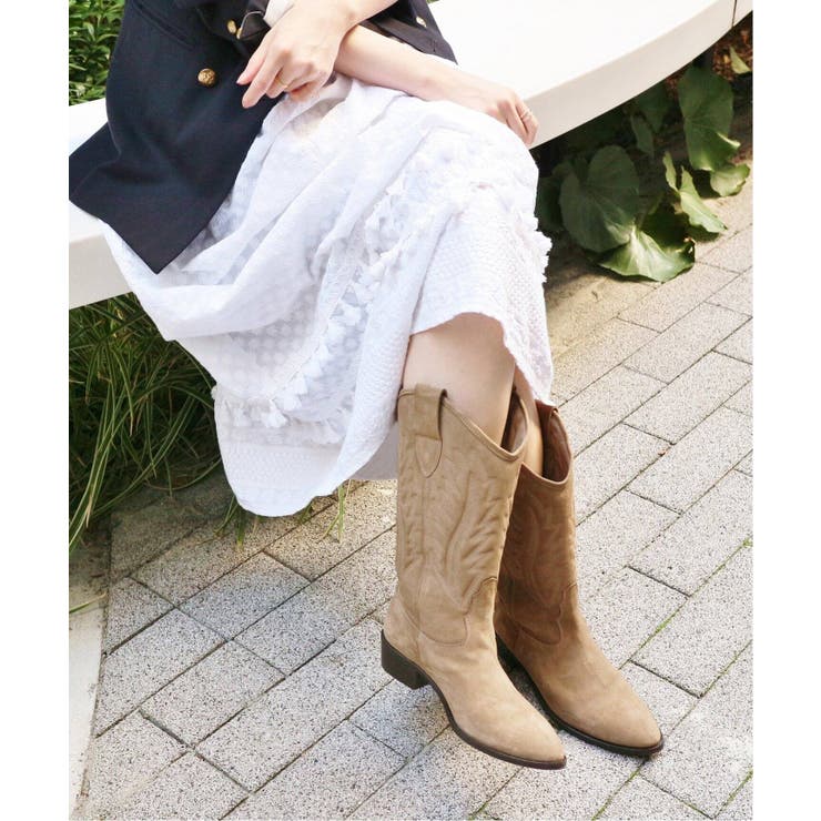 【IENA イエナ】TORAL スエードウエスタンブーツ◆[品番：BYCW0000669]｜B.C  STOCK（ベーセーストック）のレディースファッション通販｜SHOPLIST（ショップリスト）