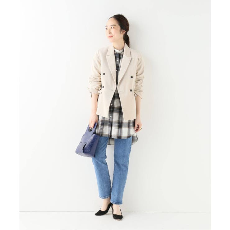 【IENA イエナ】ダブルブレストコールジャケット◆[品番：BYCW0000625]｜B.C  STOCK（ベーセーストック）のレディースファッション通販｜SHOPLIST（ショップリスト）