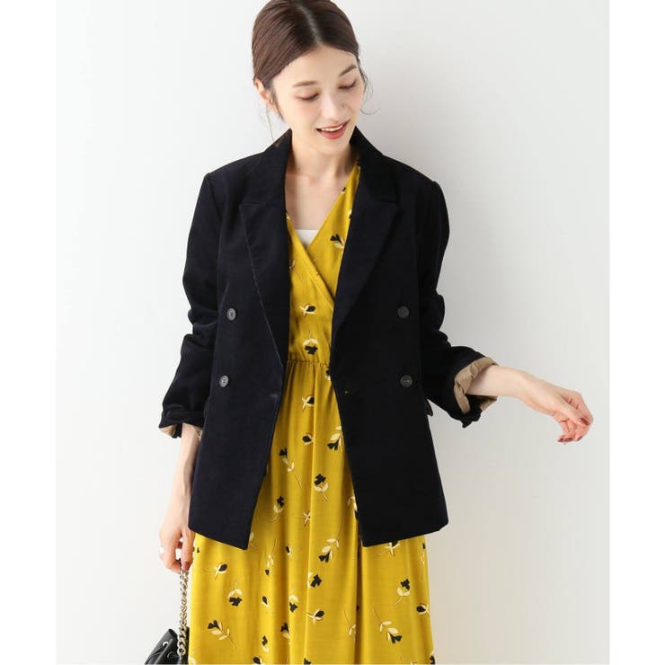 IENAダブルブレストコールジャケット コーデュロイ 36 Sサイズ IENA イエナ】ダブルブレストコールジャケット◇[品番