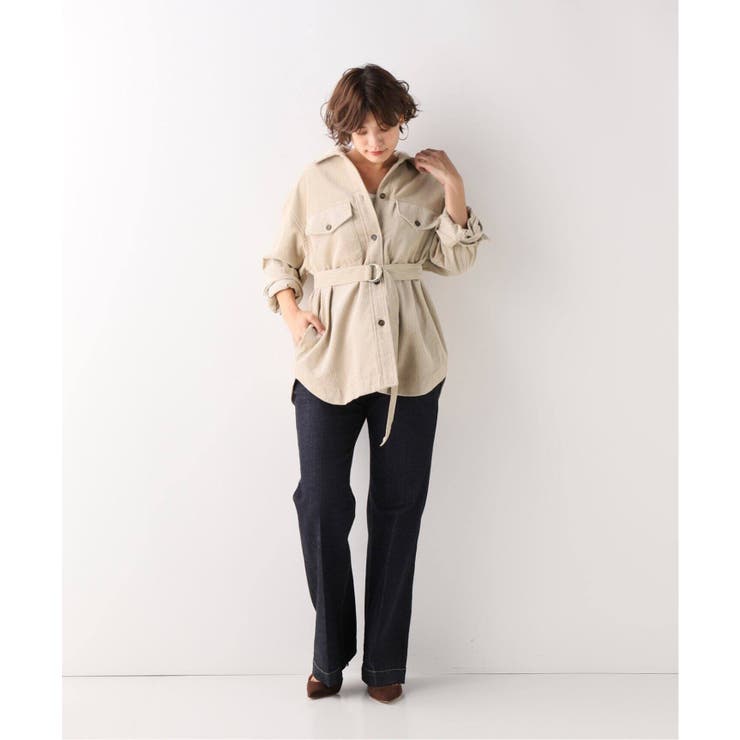 コーデュロイ オーバーシャツジャケット◇[品番：BYCW0000099]｜B.C  STOCK（ベーセーストック）のレディースファッション通販｜SHOPLIST（ショップリスト）