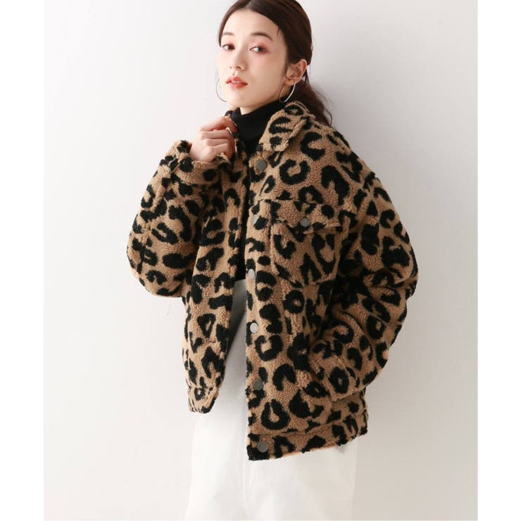 50sレオパードブルゾン a.p.o.v. -ankoROCK's select- レオパードファーオーバーサイズ