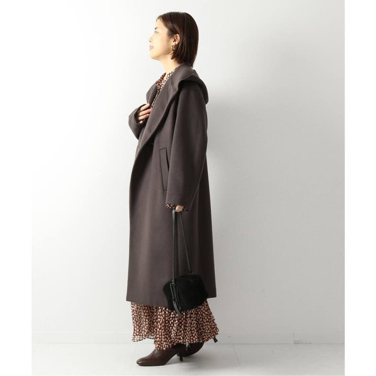 大人気新品  ビーバーフーディーラペルコート◇[品番：BYCW0000102]｜B.C ジャケット・アウター