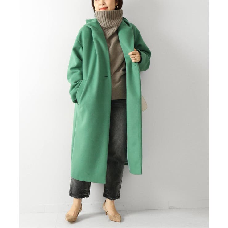 ビーバーフーディーラペルコート◇[品番：BYCW0000102]｜B.C  STOCK（ベーセーストック）のレディースファッション通販｜SHOPLIST（ショップリスト）