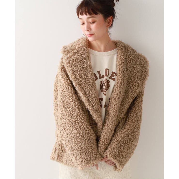 Spick & Span プードルエコファーミディコート 20201125124855388_1000.jpg