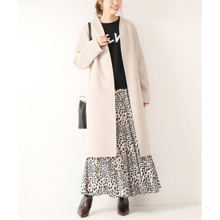 Wフェイス ノーカラーコート◇[品番：BYCW0000104]｜B.C  STOCK（ベーセーストック）のレディースファッション通販｜SHOPLIST（ショップリスト）