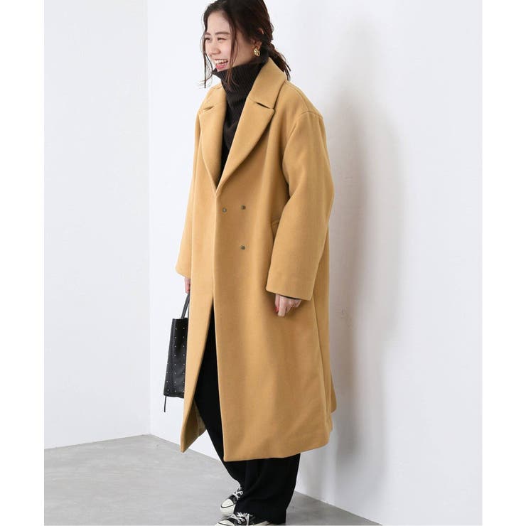 WOOL19マイクロンWブレステッドコート◇[品番：BYCW0001119