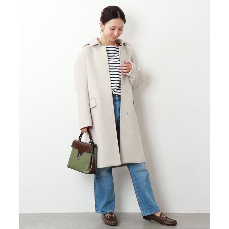 ジャーナルスタンダード　フーデット　ウールコート LANA WOOLフーデットステンコート◇[品番：BYCW0000548]｜B.C