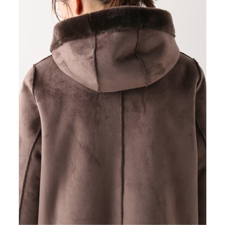 新品 simplicite　フェイク　ムートンコート　B.C STOCK B.C STOCK ベーセーストック】フェイクムートンリバーシブルコート