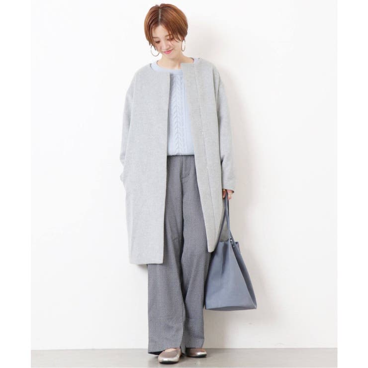 SIMPLICITE WビーバーコクーンW前スタンドコート B.C STOCK B.C STOCK｜スタンドカラーコート | Rakuten Fashion(楽天