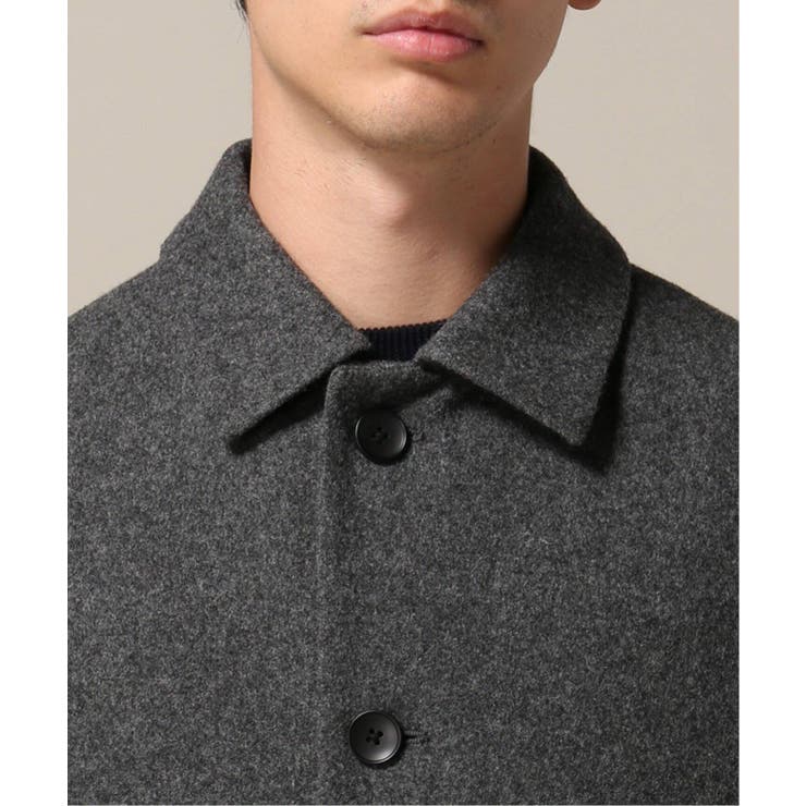 B.C STOCK ベーセーストック】BISHUメルトンステンカラーコート[品番  