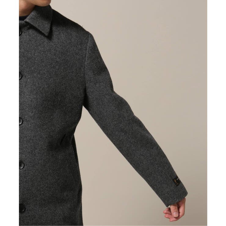 B.C STOCK ベーセーストック】BISHUメルトンステンカラーコート[品番  