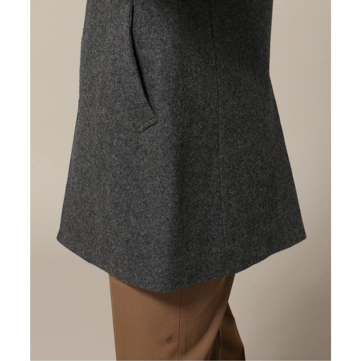 B.C STOCK ベーセーストック】BISHUメルトンステンカラーコート[品番  