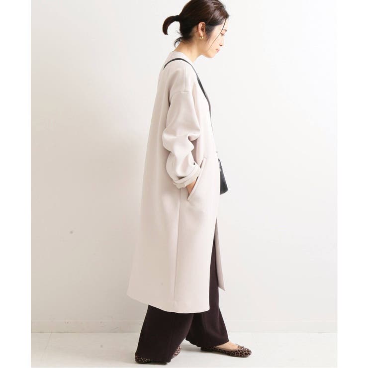 IENA イエナ】トリプルクロス Vネックコート◇[品番