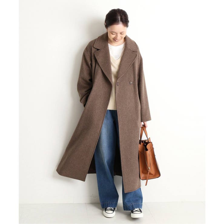 新品✨slobe iena インペリアルモッサビッグラペルオーバー