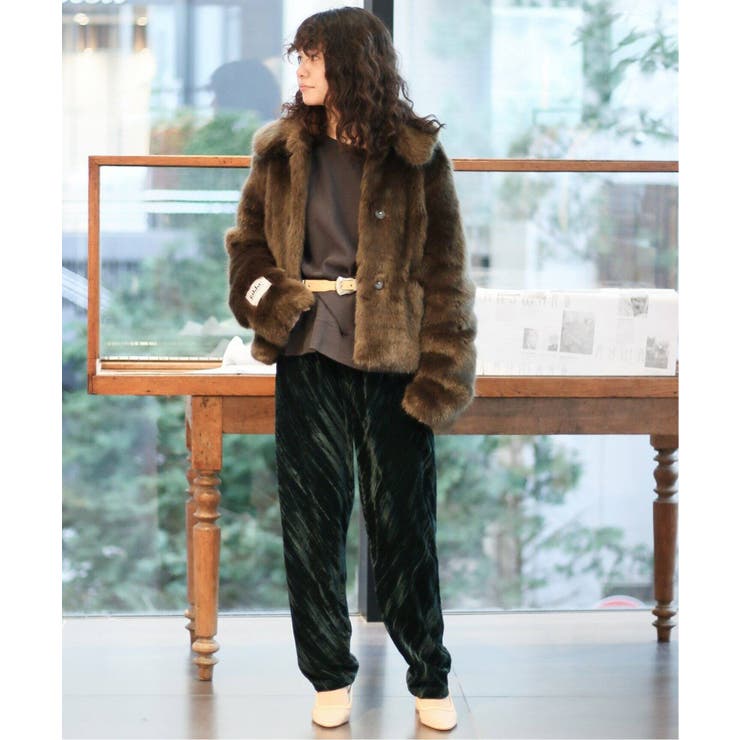 CITYSHOP シティショップ】クラッシュベロアパンツ◇[品番