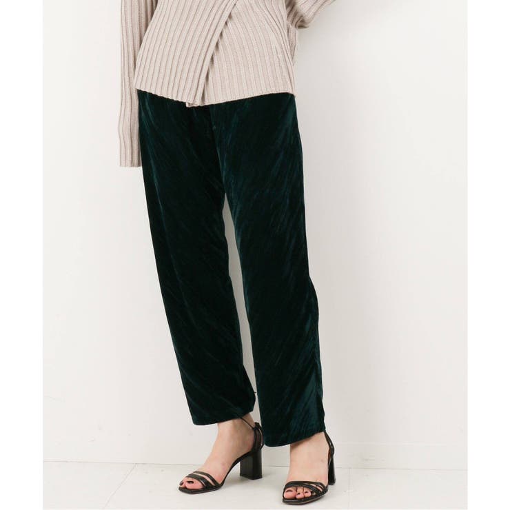レビュー高評価のおせち贈り物 CITYSHOP シティショップ】クラッシュベロアパンツ◇[品番 パンツ
