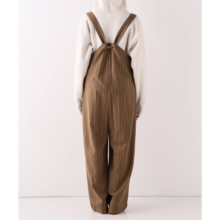Spick and Span＞MANTECOフラノストライプサロペット◇[品番