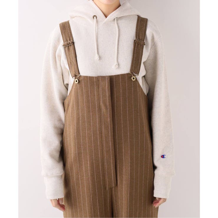 Spick and Span＞MANTECOフラノストライプサロペット◇[品番