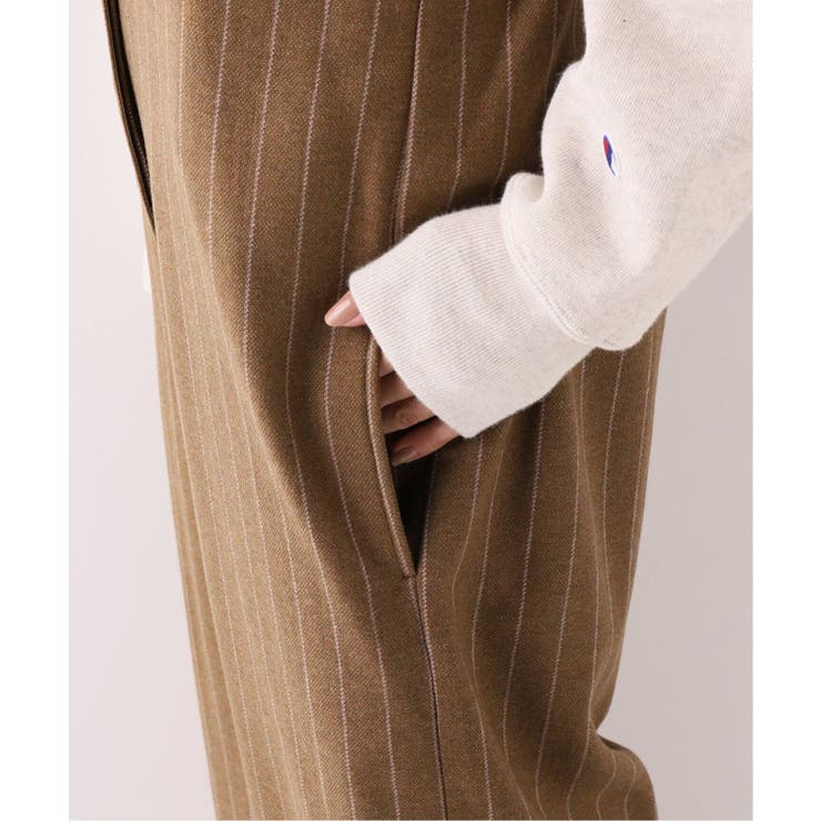 Spick and Span＞MANTECOフラノストライプサロペット◇[品番