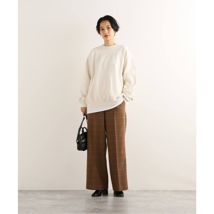 ウールクレープパンツ ウールクレープワイドパンツ[品番：BYCW0000394]｜B.C STOCK