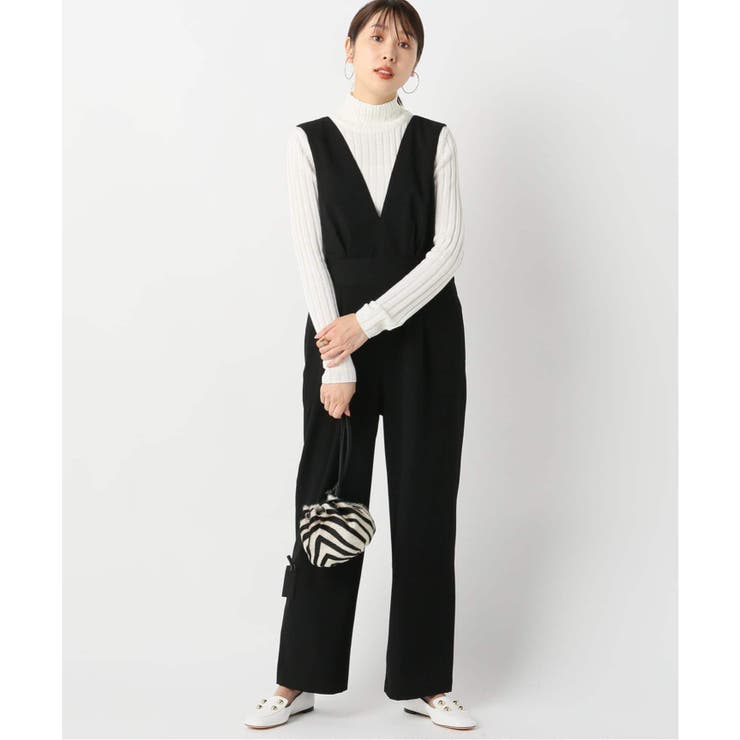 B.C STOCK ベーセーストック】ヘリンボーン柄サロペット◇[品番